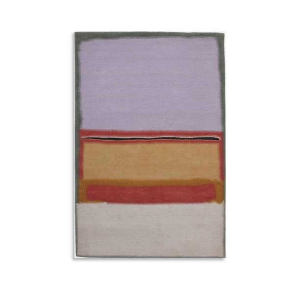 Póster de Mark Rothko "Naranja sobre violeta", 1968, para decoración del hogar, arte de pared, imagen colgante, póster decorativo para dormitorio, estética para habitación, 40 x 60 cm