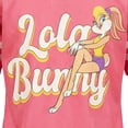 thumbnail image 7 of Looney Tunes Lola Bunny Girls Baseball Jersey, Short Sleeve Button-Up Graphic Shirt- Little and Big Girl Sizes, 7 of 7