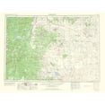 thumbnail image 3 of USGS 18x15 Black Modern Framed Museum Art Print Titled - Crescent Oregon Quad - USGS 1966, 3 of 5