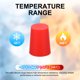 thumbnail image 3 of Uxcell 10Pcs Tapones de Silicona, 5/8" x 25/32" (16mm x 20mm) Resistentes a Altas Temperaturas, Reutilizables para Pintura y Sellado, Rojo, 3 of 6