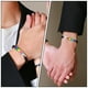 thumbnail image 5 of 1 par de cuerdas manuales de nylon amantes ajustables pulseras de brazaletes de arco iris pulseras, 5 of 6