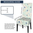 thumbnail image 5 of ZICANCN Interesting Knowledge Doodle Chair Protectors Seat Covers , Dining Chair Slipcovers for Dining Room Hotel Kitchen Science Education, 5 of 8