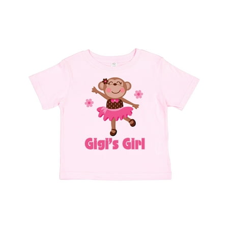 

Inktastic Gigi s Girl Monkey Gift Toddler Toddler Girl T-Shirt
