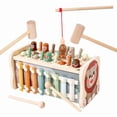 thumbnail image 1 of HWRETIE Wooden Multifunction Activity Board Mouse Piano Fishing Game Hand Eye Coordination Puzzle Tools, 1 of 9