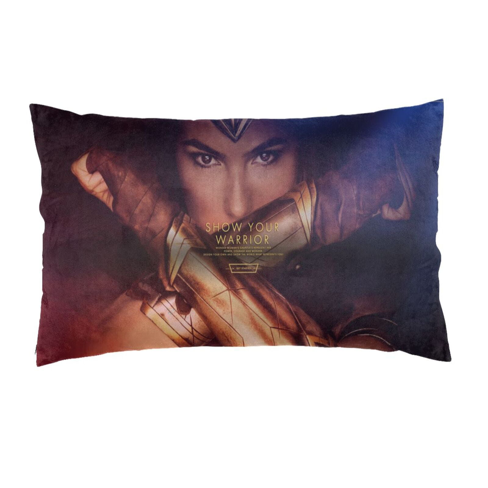 Wonder Woman Wonder Bird Throw Pillow 18x18 Multicolor