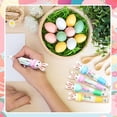 thumbnail image 6 of WUXIAB Adorable Themed Writing Pen,Festive Stationery Supply,Cute Ink Ballpoint,Daily Writing Accessory,4-in-1 Multicolor Kawaii Easter Ballpoint Pens 25 Pack,Cute Chicken Egg Gnome Shaped Stationery, 6 of 7