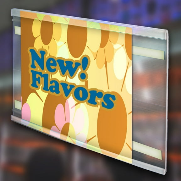 72"L x 7" H Clear C-Channel, 5-Pack