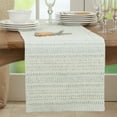 thumbnail image 2 of Saro Lifestyle Woven Line Table Runner, 2 of 5