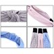 thumbnail image 5 of 3 piezas mujeres y niñas rayas anchas doble tira hojas nudo cruzado hecho a mano aro para el cabello diadema accesorios para el cabello (3 colores) Jormftte CDWJ239, 5 of 5