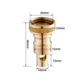 thumbnail image 5 of Automatic Water Stop Faucet Adapter, 1.5X1 in Water Hose Quick Connect Fittings, Solid Brass Hose Connectors Quick Connect, Gold Garden Hose Adapter, Household Washing Machine, 5 of 5
