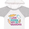 thumbnail image 4 of Inktastic I Love Baking with My Grandma Girls Baby Bodysuit, 4 of 5