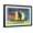 Black Frame, variant on Art.com Boston, Massachusetts, Blue Parrot Brand Cape Cod Cranberry Label Art Print by Lantern Press, 18" x 12"
