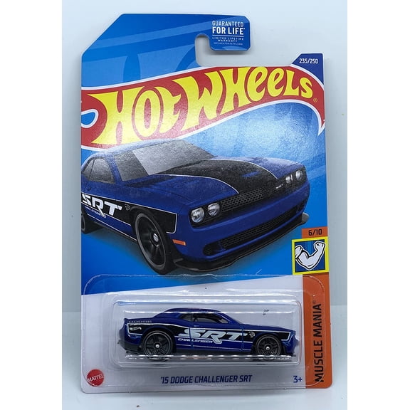 Hot Wheels '15 Dodge Challenger SRT (Blue) 2022 Muscle Mania