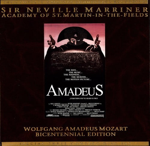amadeus soundtrack list