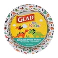thumbnail image 2 of Glad For Kids 8.5" Dinosaurs Round Paper Plates 20 ct, 2 of 5