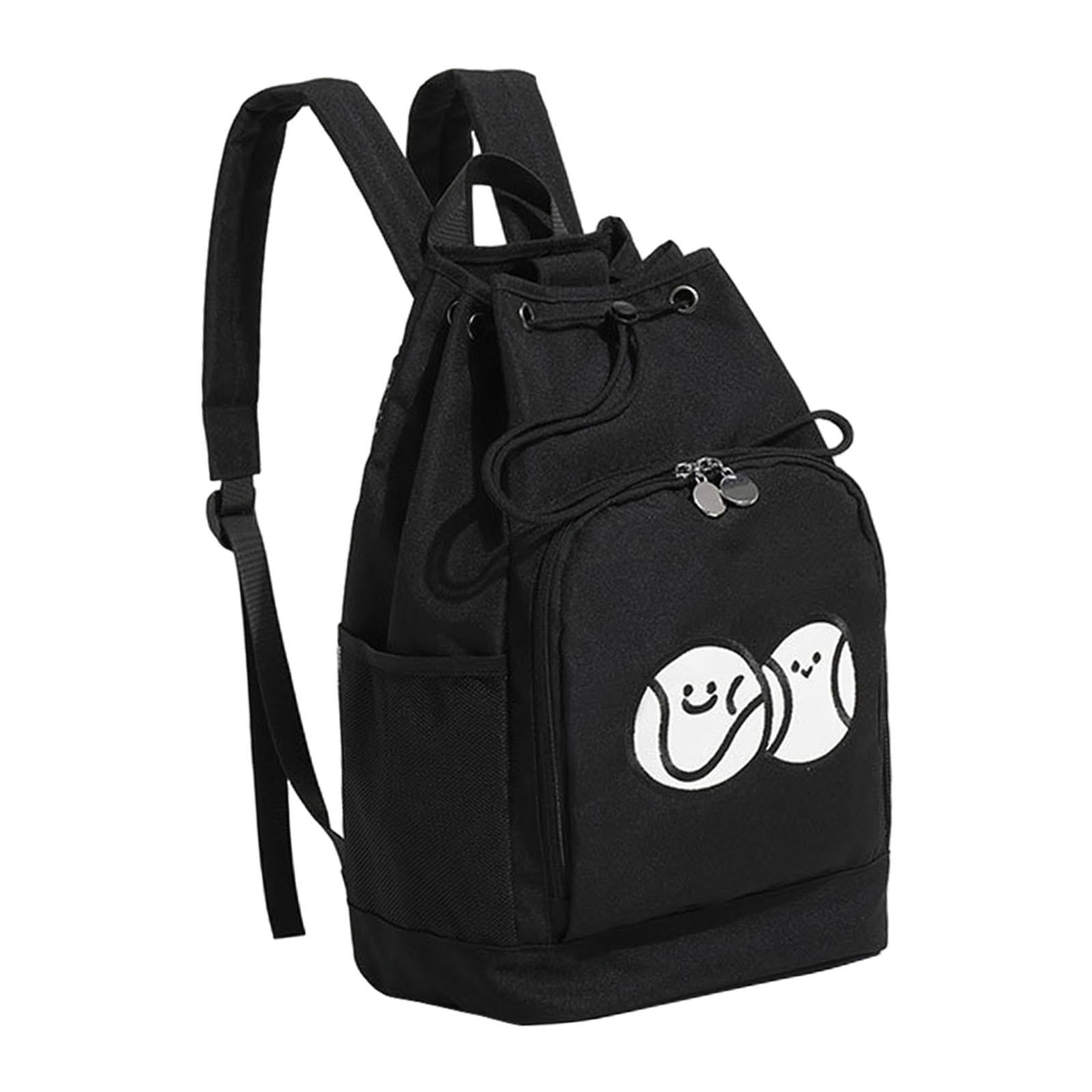 Baoblaze Pickleball Backpack Multifunctional Portable Travel Pouch Tennis Rackets Bag Black