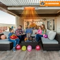 thumbnail image 3 of Barara King Heater,Bedroom Heating Machine,1500W Indoorand Outdoor Electric Heater with 2 Power Settings -Silver, 3 of 11