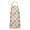 Beige Highland Cow, variant on Beige Highland Cow Flower Pattern Apron-Garden Aprons for Women with Pockets-Cotton Linen Waterproof Kitchen Cooking Gardening Aprons Adjustable for Kitchen,Cooking,BBQ and Salon 33x27 Inch