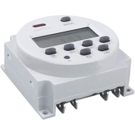 CN101 12V DC/AC Digital Timer, LCD Programmable Time Relay Switch for ...