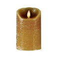 thumbnail image 2 of Mystique Flameless Candle, Taupe 5" Pillar, Real Wax Candle With Realistic Flickering Wick, Battery Operated, By Boston Warehouse, 2 of 3