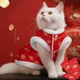 thumbnail image 3 of Pet Winter Coat Material Tang Clothing Dog Winter Clothing Cheongsam Clothing Tang Cat Dress Dog Wool Jacket Suitable For Cold Weather Pet Clothes Rack Hanger Pet Clothes Hangers Pet Clothes Hangers, 3 of 8