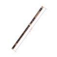 thumbnail image 2 of Flauta Enchufable Flauta de Bambú Amargo Dizi Tradicional Hecho a Mano Musical Chino Instrumento de Viento de Madera Clave de G Nivel de Estudio Profesional Actuación Tomshoo  Flauta, 2 of 6