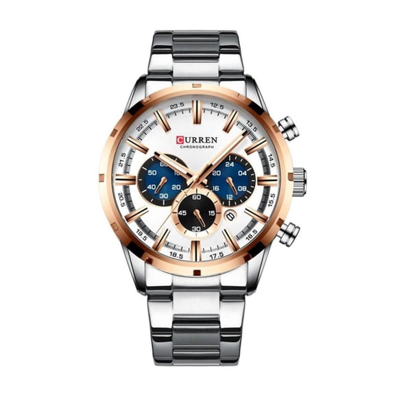 curren Reloj KREc762002 Hombre Plateado