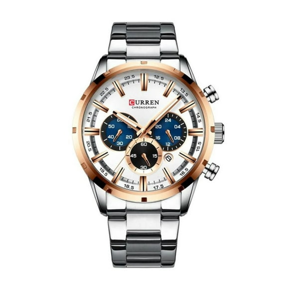 curren Reloj KREc762002 Hombre Plateado