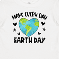 thumbnail image 4 of Inktastic Make Every Day Earth Day with Hearts and Stars Boys or Girls Baby T-Shirt, 4 of 5
