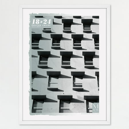 MCS Foundation 16x24 Poster Frame Traditional Brass, Vertical & Horizontal Wall Hanging Large Picture Frame for Photos, Posters & Art Prints (1-Pack)