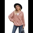 thumbnail image 3 of Sudadera con Capucha y Cremallera de Larga, Color Rosa, Talla L, 3 of 10