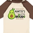 thumbnail image 4 of Inktastic Auntie's Little Avocado with Cute Baby Avocado Boys or Girls Long Sleeve Baby Bodysuit, 4 of 5
