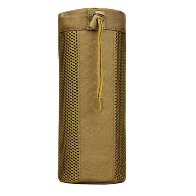 Advancent Bolsa para botella de agua, accesorio para bolsa, paquete de taza de camuflaje, accesorios deportivos para acampar, camuflaje negro de gran Escalada Marrón Advancent OD024222-02