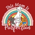 thumbnail image 2 of Junior's Aristocats Duchess and Kittens This Mom Is Perfection Graphic Tee Red 2X Large, 2 of 3