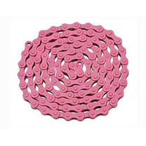 YBN Chain 1/2x1/8x112 Pink. for bicycle Chain, bike chain, lowrider bikes, beach cruiser, chopper, limos, stretch, bmx,