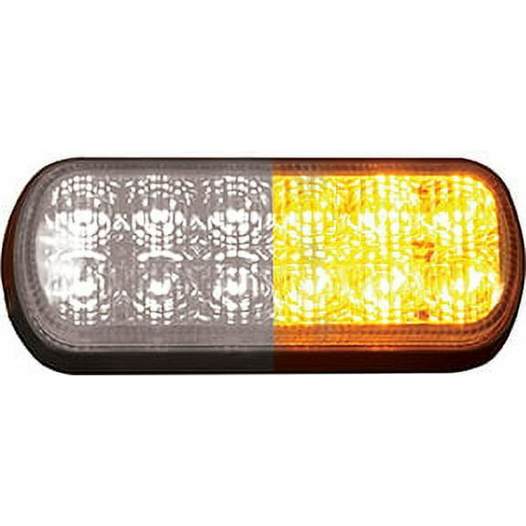 Buyers 8891602 5" Strobe Light 12 LED Amber/Clear 10-30 VDC Low Profile