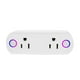 thumbnail image 1 of Smart WiFi Smart Socket 2 En 1 Switch Sub Control Independiente App Control Remoto Control De Voz Control De Voz Socket 16A, 1 of 7