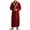 Z01 Red, variant on Unisex His and Hers Robes Flannel Long Length Matching Robes for Couples Warm Thickened Bathrobe Plus Size Shower Robe Sleepwear Mint Green XXXL