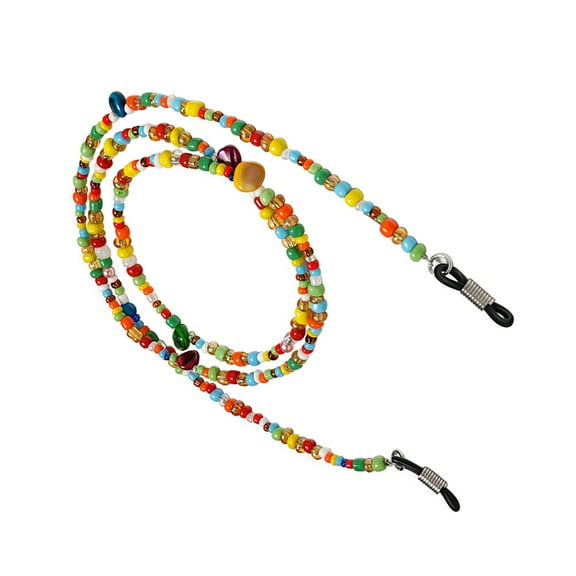 Masteelf Colorful Beads Eyeglass Chains Great for Anti-Slip Use as Neck Strap Pieces