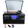 thumbnail image 3 of Boytone BT-22B Bluetooth Record Player Turntable, AM/FM Radio, Cassette, CD Player, 2 built in speaker, 3 of 8