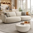 thumbnail image 2 of Cloud Living Room Sofa Set Lazy Sectional Floor Velvet Corner Sofa Lounge Articulos Para El Hogar Modern Luxury Home Furniture My Lux Decor Round, 2 of 14