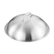 thumbnail image 1 of 316 Tapa de acero de acero inoxidable cubierta redonda de wok a prueba de óxido para lavavajillas de servicio pesado o tapa de la tapa de la 28 cm de diámetro exterior, 1 of 8