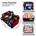 thumbnail image 3 of Bowling Double Layered Insulated Lunch Bag with Two Compartments, Large Capacity, Refrigeration Capability - Hand Carry 7.1x11.4x16.1 Inches, 3 of 6