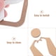 thumbnail image 3 of 2 letreros acrílicos transparentes para baño, para hombres y mujeres, con identificación de género, adhesivos decorativos para puerta de baño, para hotel, centro comercial y oficina, 3 of 7