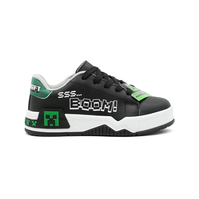 Tenis Yuyin Para Niño Creeper Minecraft Antiderrapante Casual negro 21