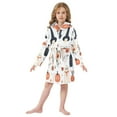 thumbnail image 6 of FORMRS Niños Bathrobe Unisex Hooded Robe Soft Plush Pajamas Sleepwear, Size 7-9T, White Cartoon Halloween Ghosts, 6 of 7
