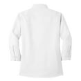 thumbnail image 2 of Mafoose Women's 3/4-Sleeve Traditional Easy Care Shirt White 2XL, 2 of 3