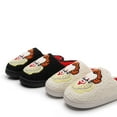 thumbnail image 5 of CHICVOMEY Funny Halloween Slippers for Women Men Fuzzy Memory Foam Cute Slippers Fluffy Warm Comfort Indoor&Outdoor House Couple Slippers, 5 of 5