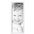 thumbnail image 2 of ArtToFrames 8" x 20" Contemporary White Picture Frame, 8x20 inch White Wood Poster Frame (WOM-4731),  Pack, 2 of 7