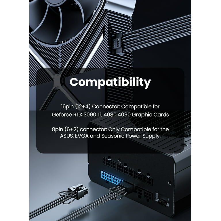 Amazon.com: YEZriler 12VHPWR Cable for EVGA Seasonic PSUs